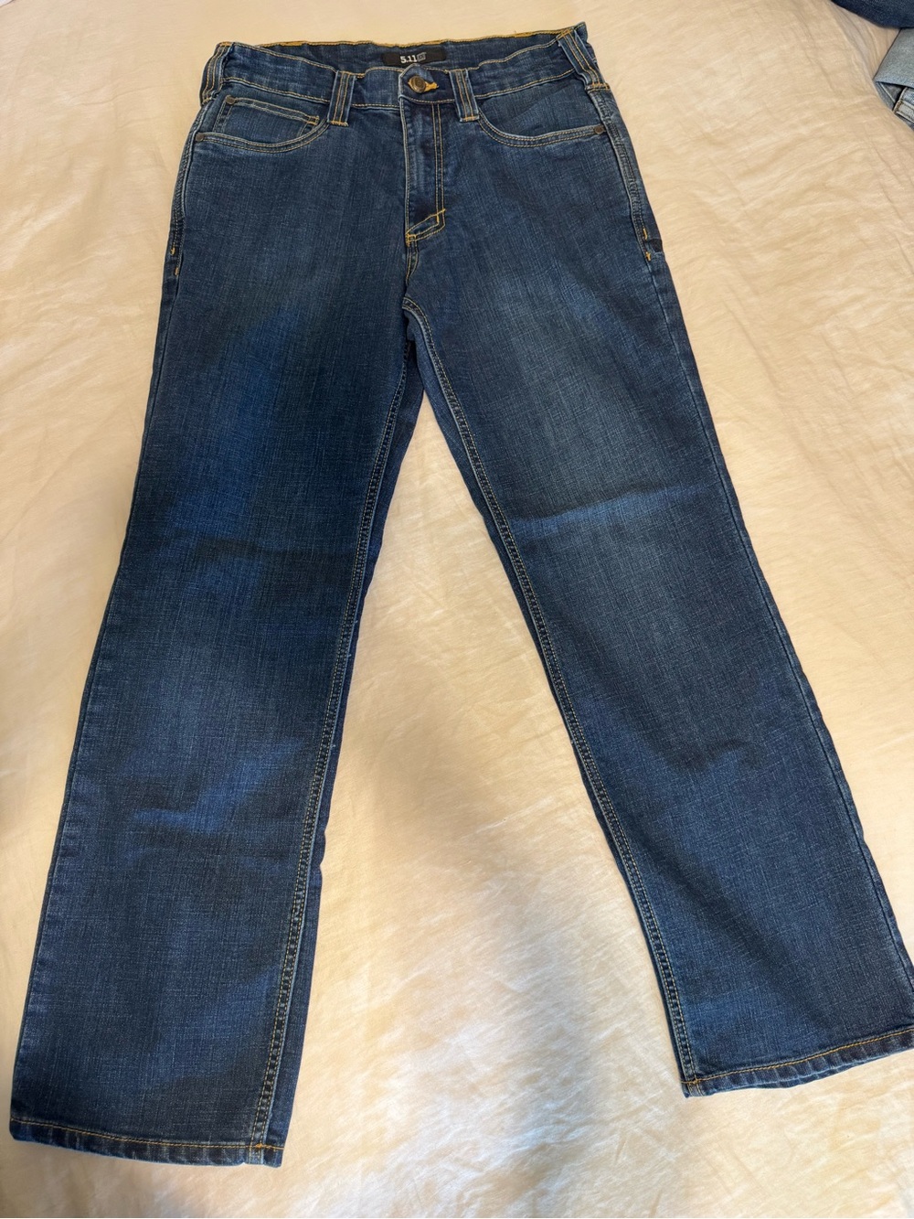 5.11 Tactical Men's Dark Blue Straight Jeans